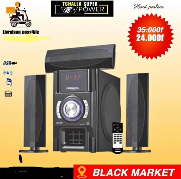 Ensemble audio Bluetooth puissant