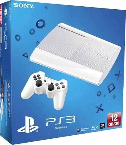 Console Sony PlayStation 3 PS3 blanche 12 Go
