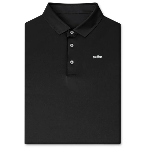 Polo noir classique chic