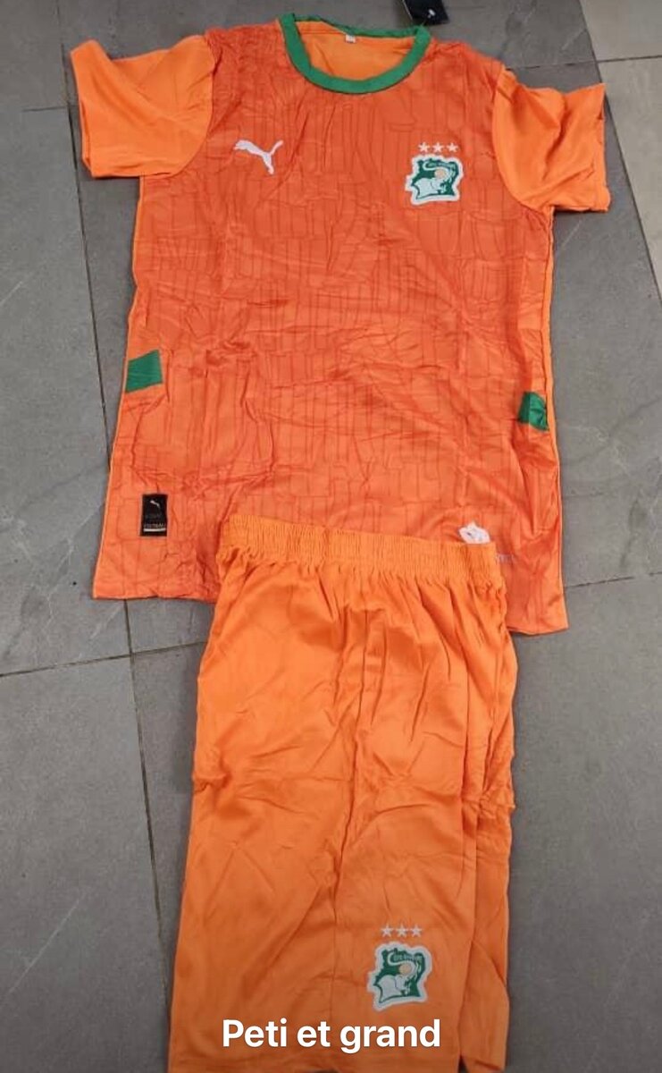 Ensemble de football Côte d'Ivoire