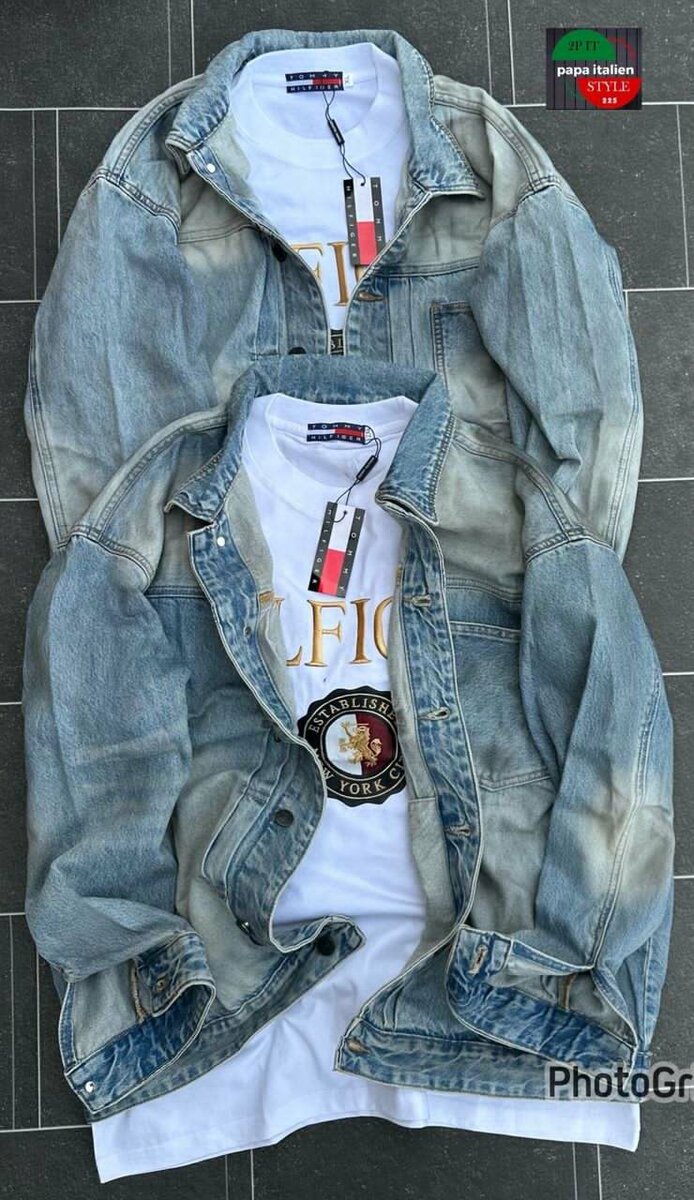 Veste en jean classique