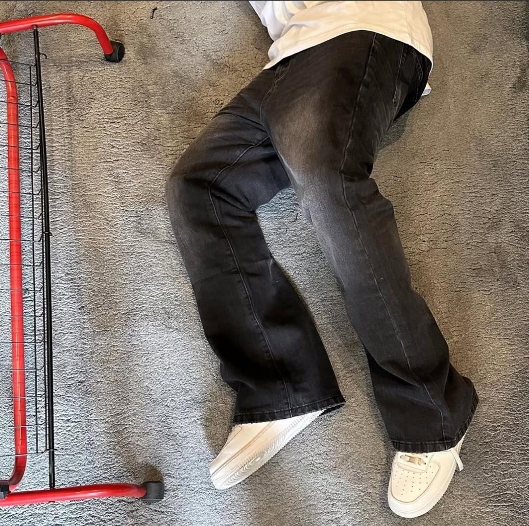 Pantalon cargo noir homme