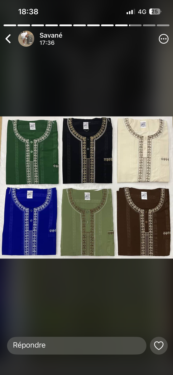 Boubou marocain pour homme