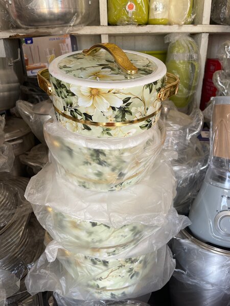 Casserole en céramique florale