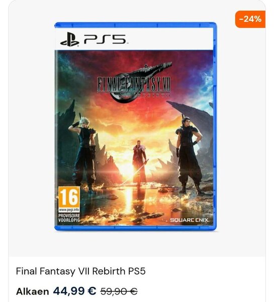 Final Fantasy VII Rebirth pour PS5