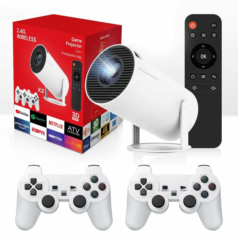 Projecteur de Jeu Sans Fil 2en1