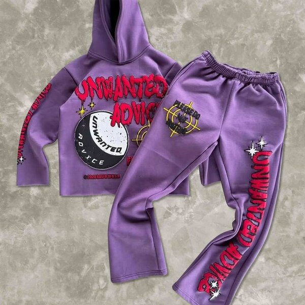 Ensemble survêtement violet pour enfants