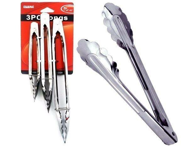 Pince à barbecue 3 pièces en acier inoxydable