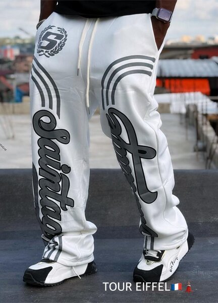 Pantalons de Jogger Blanc Homme