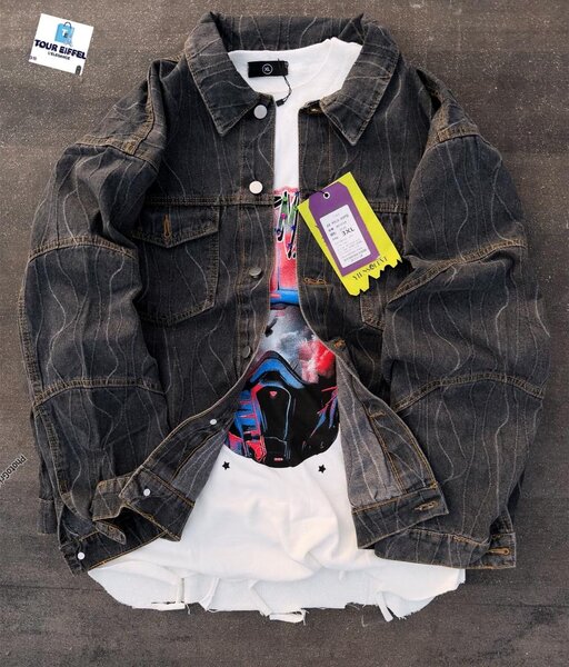 Veste en jean décontractée