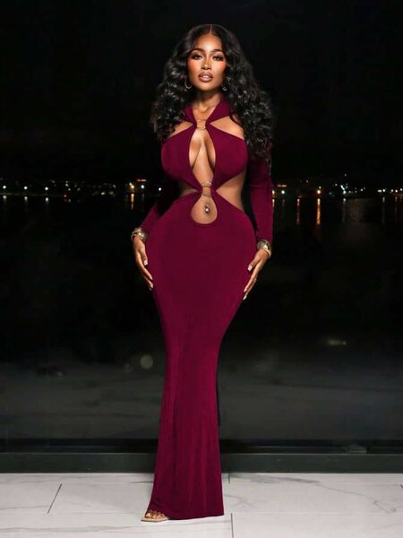 Robe longue sexy pour femmes