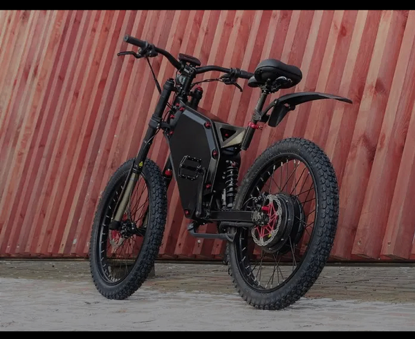 Vélo électrique tout-terrain noir