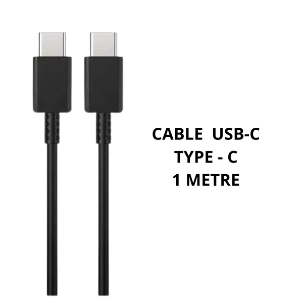 Câble USB-C 1 mètre noir