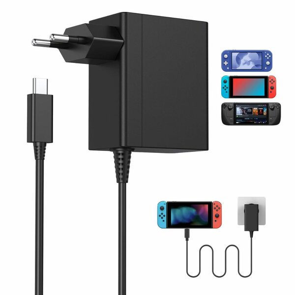 Chargeur USB-C pour consoles