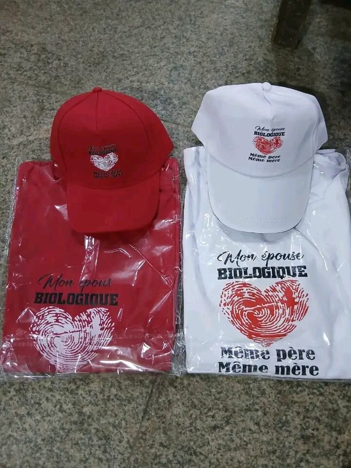 Ensemble T-shirt et Casquette pour Couple