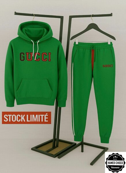 Survêtement Vert Gucci Luxe