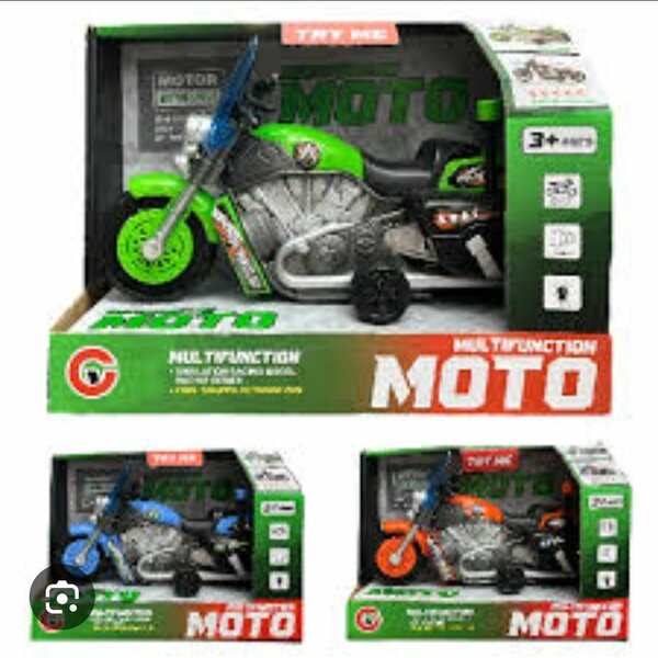 Moto jouet policière