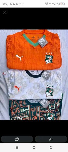 Maillots de football Côte d'Ivoire