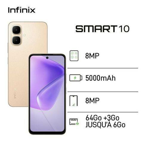 Infinix Smart10 64+3+3 6RAM