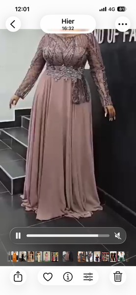 Robe de soirée longue élégante
