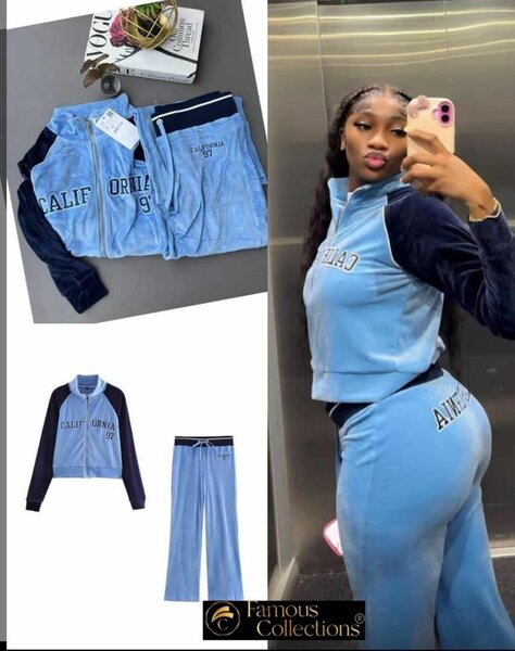 Ensemble de Survêtement Velours Femme