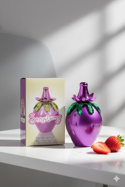 Parfum fraise violet métallisé - Strawberry