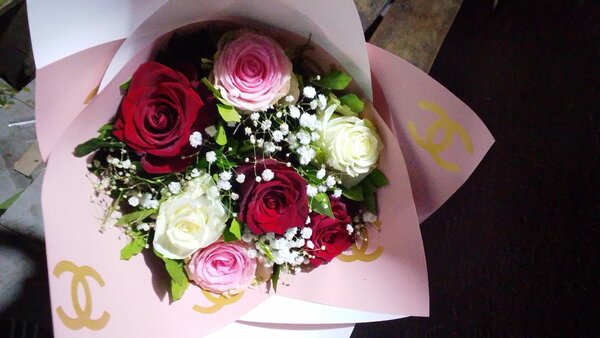 Bouquet de roses élégantes