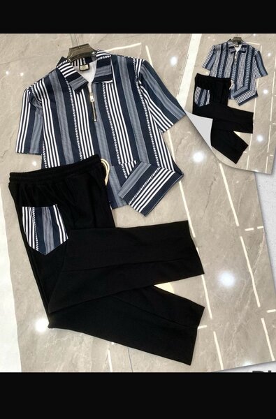 Ensemble Pyjama Rayé Homme