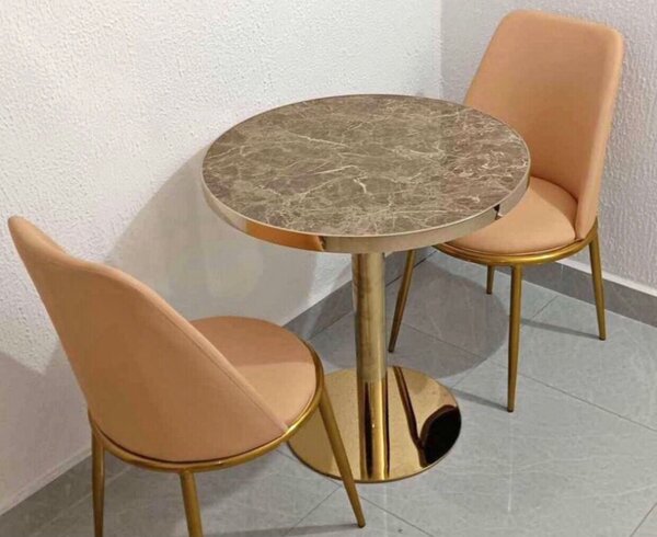 Table basse ronde en marbre