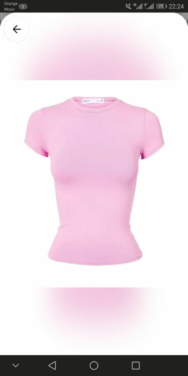 T-shirt moulant femme