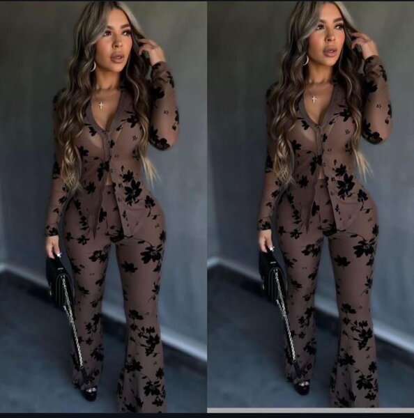 Combinaison Fleurie Élégante