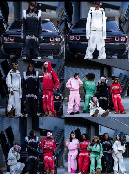 Survêtement ample unisexe moderne