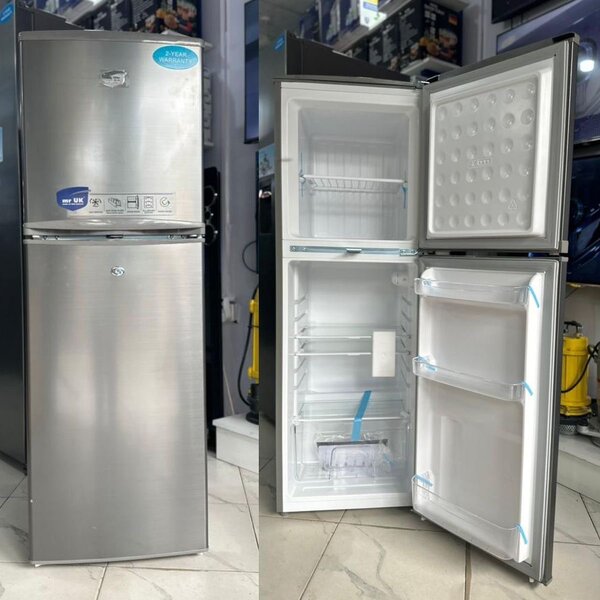 Réfrigérateur à 2 portes en acier inoxydable