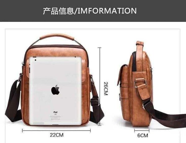 Sac Jeep en cuir pour homme