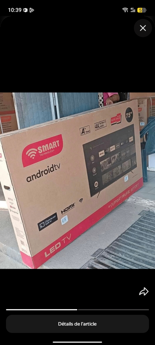 Téléviseur LED Android Smart TV
