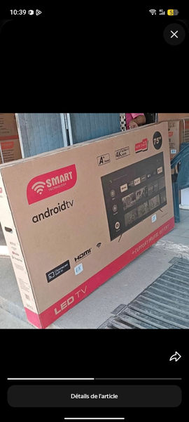 Téléviseur LED Android Smart TV