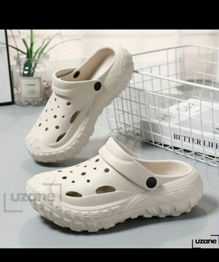 Chaussures Clogs en caoutchouc blanc