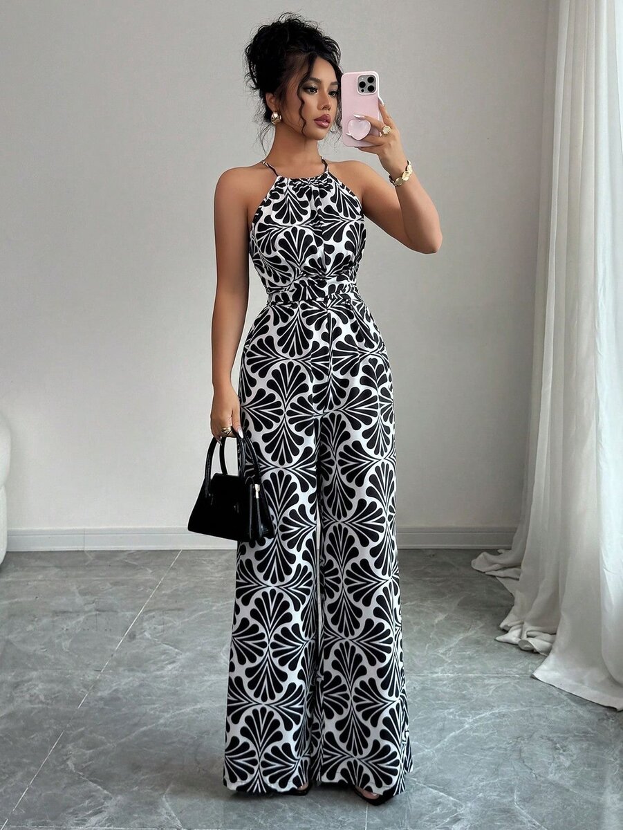 Combinaison longue femme chic