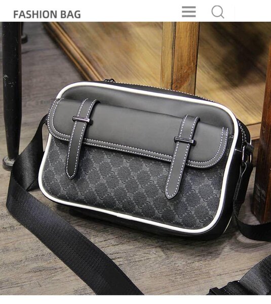 Sac bandoulière élégant homme