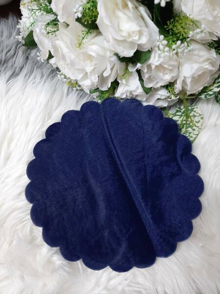 Tulle simple bleu nuit