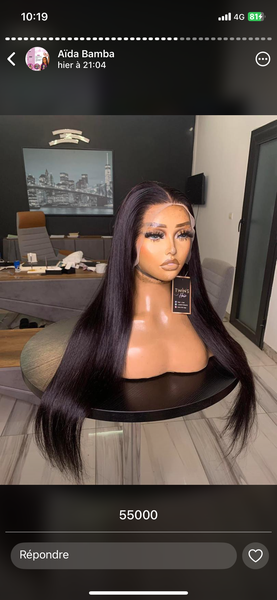 Perruque lisse humain T30