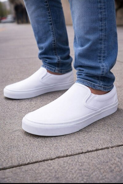 Chaussures Slip-On Homme en Cuir