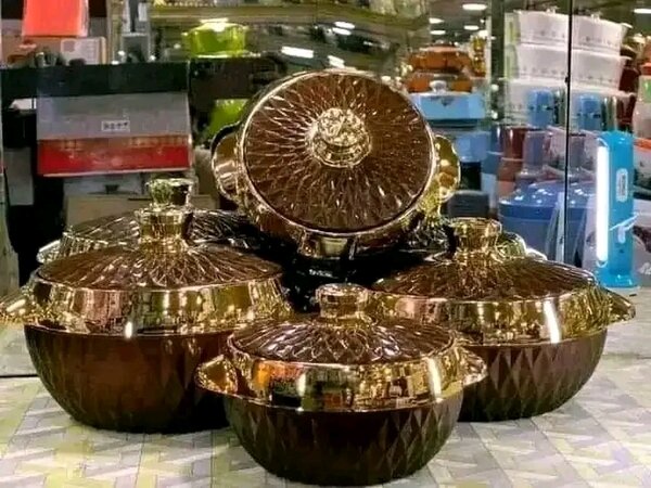 Ensemble de casseroles en acier inoxydable