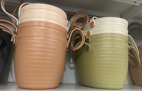 Paniers de rangement tressés