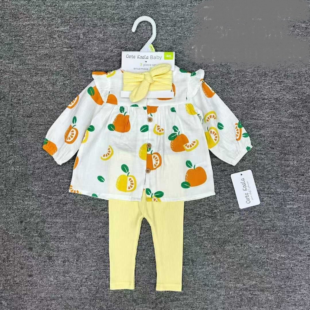 Ensemble Bébé Floral & Fruits