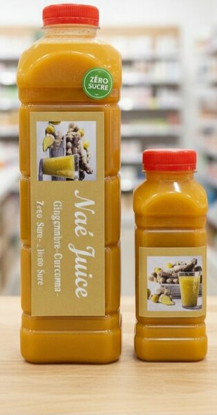 Jus Gingembre Curcuma Sans Sucre