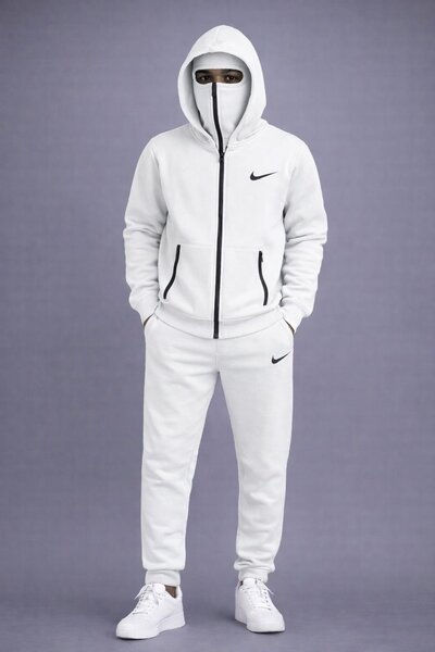 Ensemble survêtement Nike blanc homme