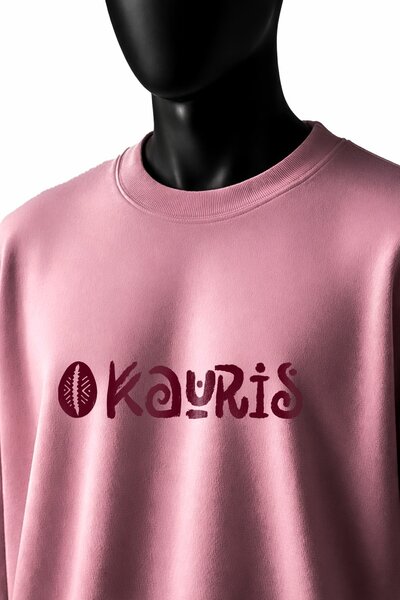 T-shirt Rose Overzise
